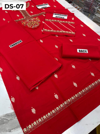 | DS 07-RED | KIDS EMBROIDERED LAWN 2PC