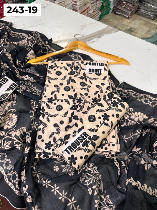 VOL 243 | DS 19 | AlKaram | DIGITAL PRINTED LAWN THREE PIECES
