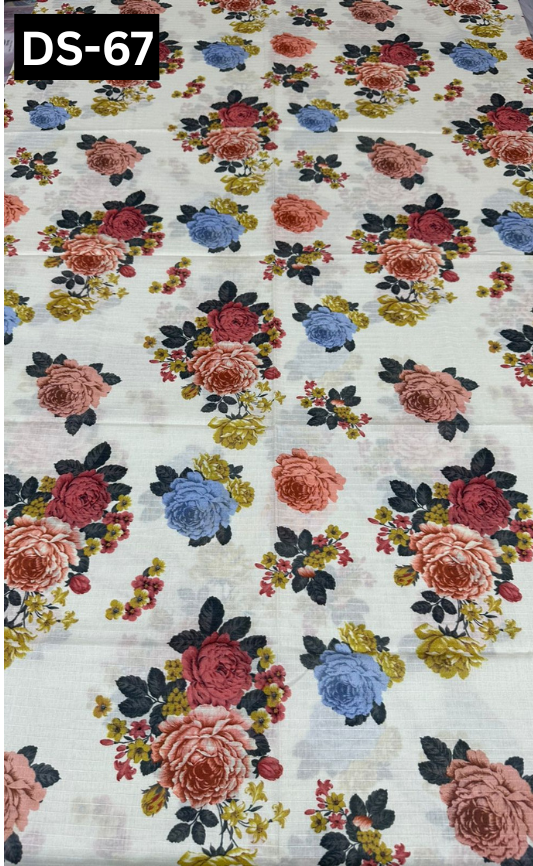 LAWN BANA DORA ALLOWER DIGITAL PRINTED 2PC | DS 67 |