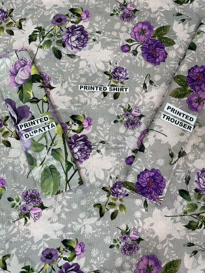 MIRHA | DS C371 | BANA DORA DIGITAL PRINTED LAWN 3PC