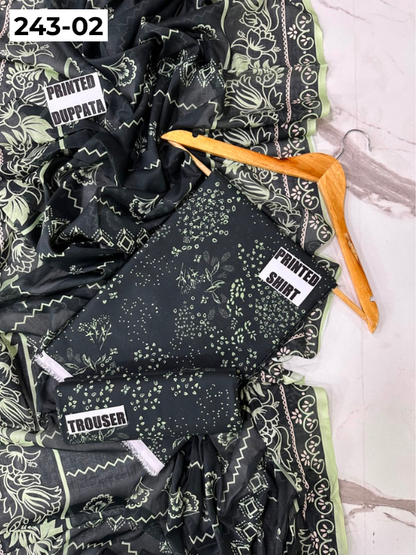 VOL 243 | DS 02 | AlKaram | DIGITAL PRINTED LAWN THREE PIECES