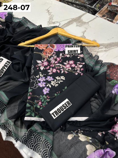 VOL 248 | DS 07 | Naaz e Gul | DIGITAL PRINTED 3PC LAWN SHIRT, PRINTED TROUSER, PRINTED VOIL DUPATTA