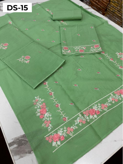 | DS 15-PARROT | KIDS EMBROIDERED LAWN 2PC