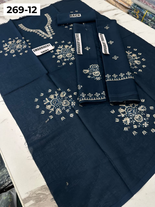 Vol-269 | DS 12 | KIDS EMBROIDERED LAWN 2PC