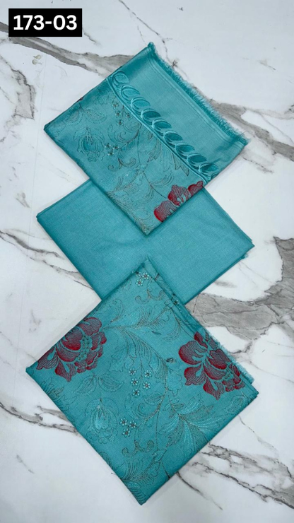 VOL 173 | DS 03`` | DHANAK EMBROIDERED 2PC