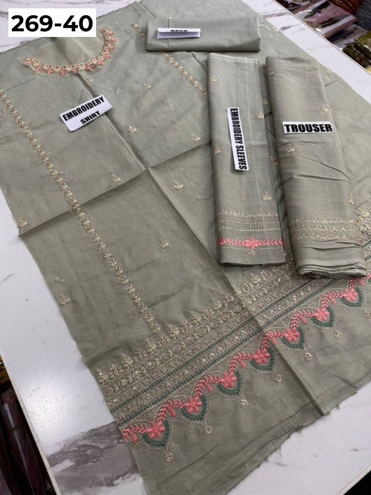 Vol-269 | DS 40 | KIDS EMBROIDERED LAWN 2PC