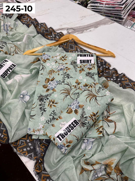 VOL 245 | DS 10 | alkaram | DIGITAL PRINTED LAWN THREE PIECES