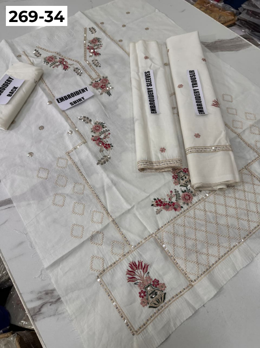 Vol-269 | DS 34 | KIDS EMBROIDERED LAWN 2PC