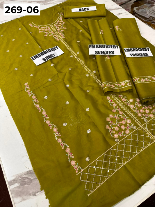Vol-269 | DS 06 | KIDS EMBROIDERED LAWN 2PC