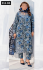 VOL 111 | DS 03 | DIGITAL PRINTED LAWN 3PC VOIL LAWN DUPATTA