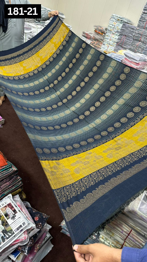 VOL 181 | DS 21 | MULTANI JACQUARD WOOL SHAWL