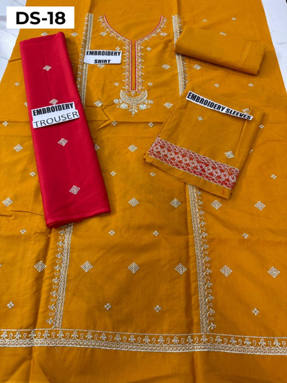 | DS 18 | KIDS EMBROIDERED LAWN 2PC