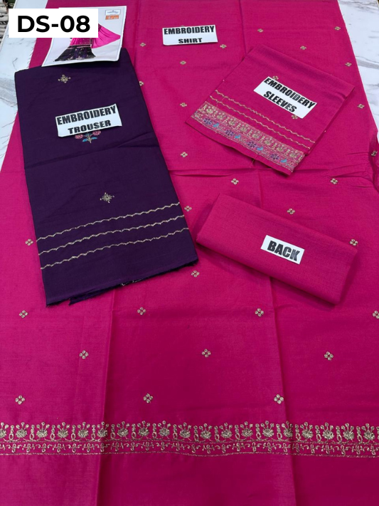 | DS 08-HOTPINK | KIDS EMBROIDERED LAWN 2PC
