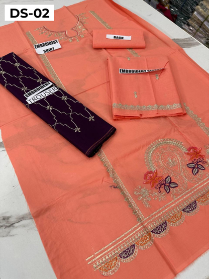 | DS 02 | KIDS EMBROIDERED LAWN 2PC