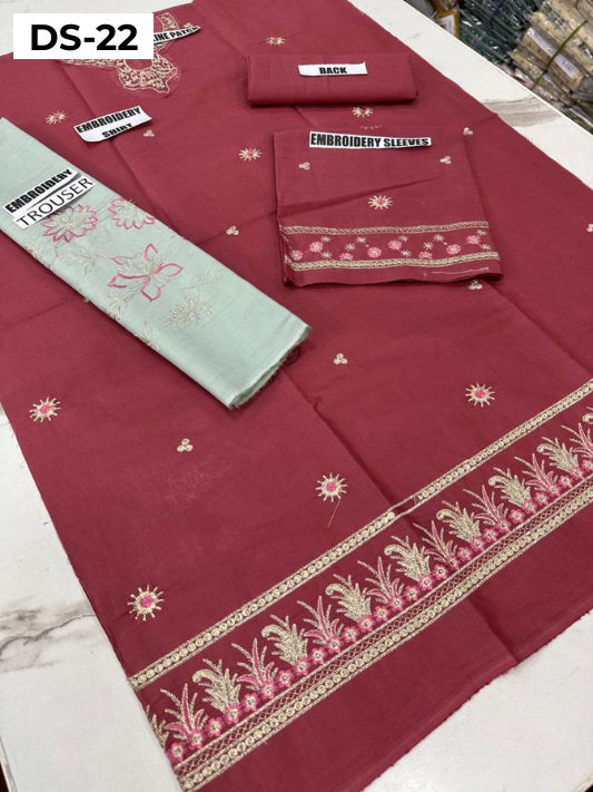 | DS 22 | KIDS EMBROIDERED LAWN 2PC