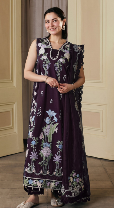 VOL 272 | DS 06 | DHANAK CHAMKI LUXURY EMBROIDERY 3PC