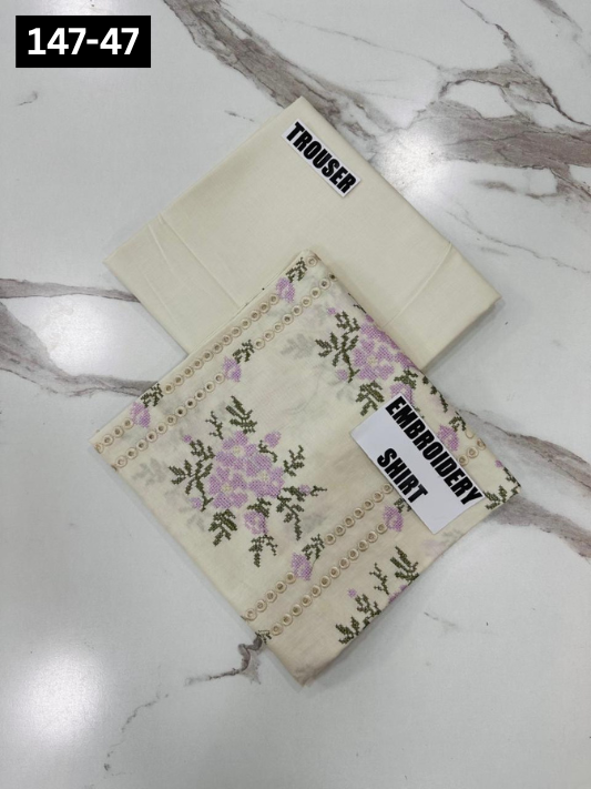 VOL 147 | DS 47 | BAREEZE EMBROIDERED LAWN 2PC