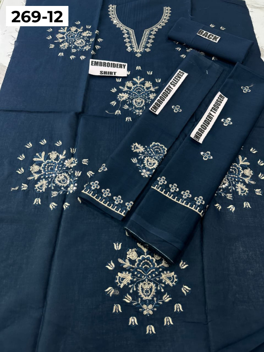 Vol-269 | DS 12 | KIDS EMBROIDERED LAWN 2PC