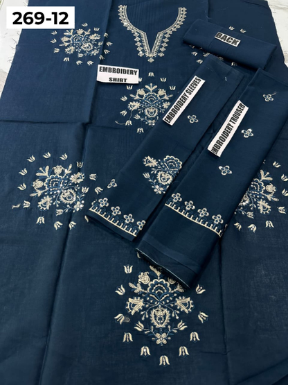 Vol-269 | DS 12 | KIDS EMBROIDERED LAWN 2PC