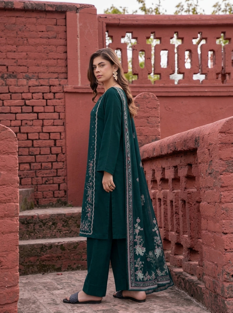 VOL 279 | 04 | ZAIB BY SHANAYA | DIGITAL PRINTED 3PC STONE LINEN SUIT | PRINTED SHIRT, TROUSER & DUPATTA