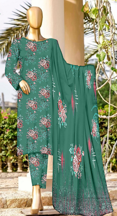 VOL 138 | DS 29 | DIGITAL PRINTED LAWN 3PC VOIL LAWN DUPATTA