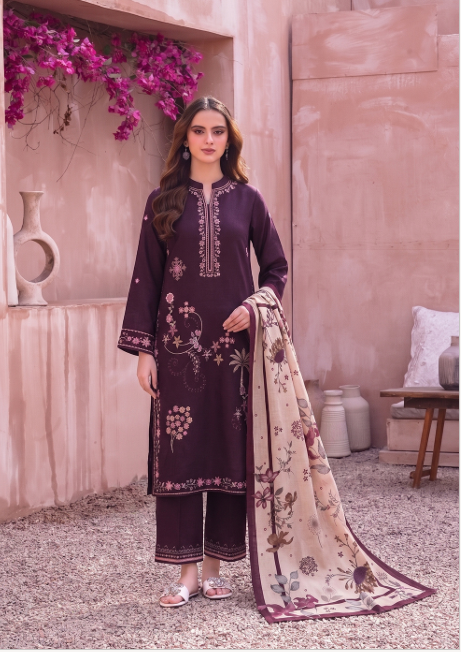 VOL 274 | DS 04 | NIRVANA | DIGITAL PRINTED 3PC STONE LINEN SHIRT, PRINTED TROUSER, PRINTED STONE LINEN DUPATTA