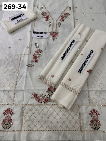 Vol-269 | DS 34 | KIDS EMBROIDERED LAWN 2PC