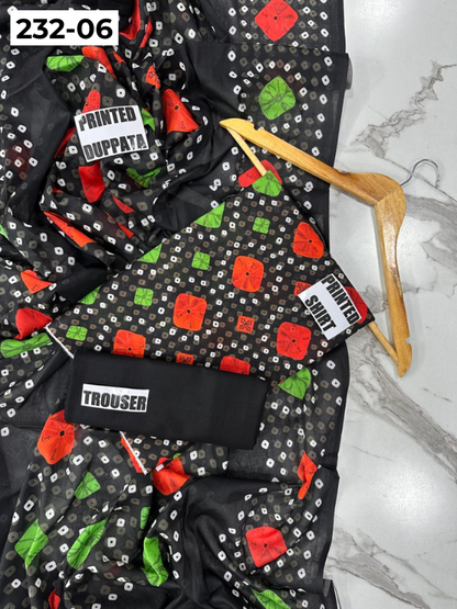 VOL 232 | DS 06 | Sapphire LAWN |  DIGITAL PRINTED LAWN THREE PIECES LAWN SHIRT LAWN DUPATTA