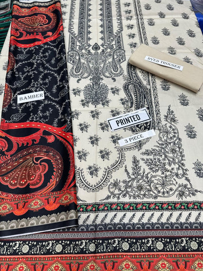 LAWN | DS 07 | DIGITAL PRINTED LAWN 3PC