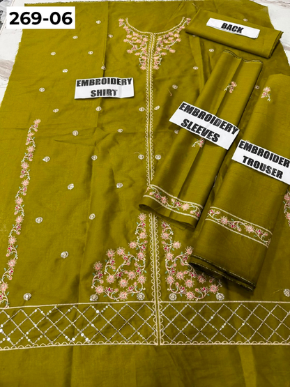 Vol-269 | DS 06 | KIDS EMBROIDERED LAWN 2PC