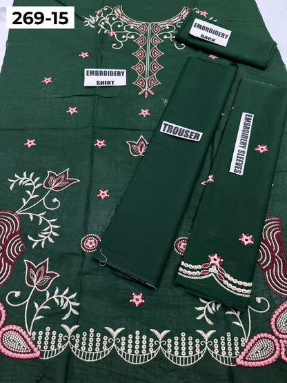 Vol-269 | DS 15 | KIDS EMBROIDERED LAWN 2PC
