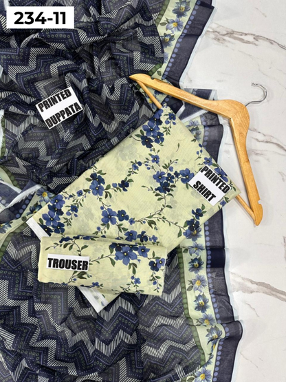 VOL 234 | DS 11 | Baroque | DIGITAL PRINTED LAWN THREE PIECES