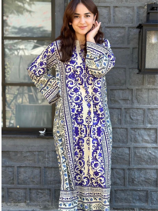 VOL 221 | DS 05 | PRINTED HIT CODES LAWN 2PC | DIGITAL PRINTED LAWN SHIRT PLAIN COTTON TROUSER