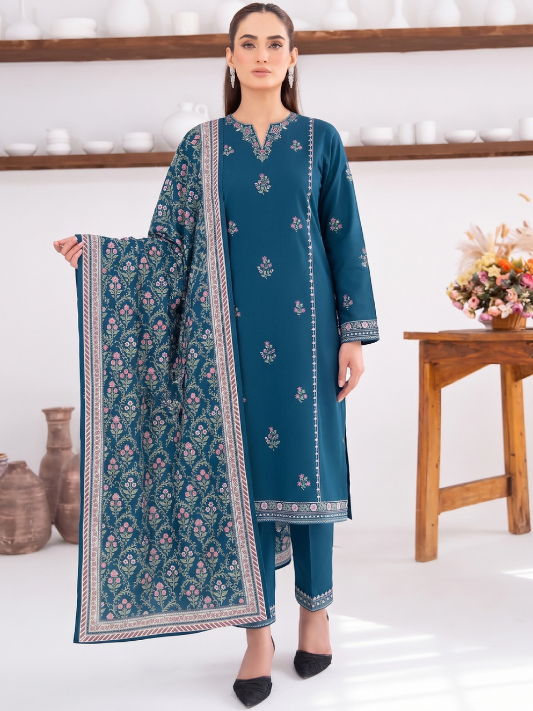 VOL 278 | DS 04 | MANNAT BY SHANAYA | DIGITAL PRINTED 3PC STONE VISCOSE SHIRT, PRINTED TROUSER, PRINTED STONE VISCOSE DUPATTA