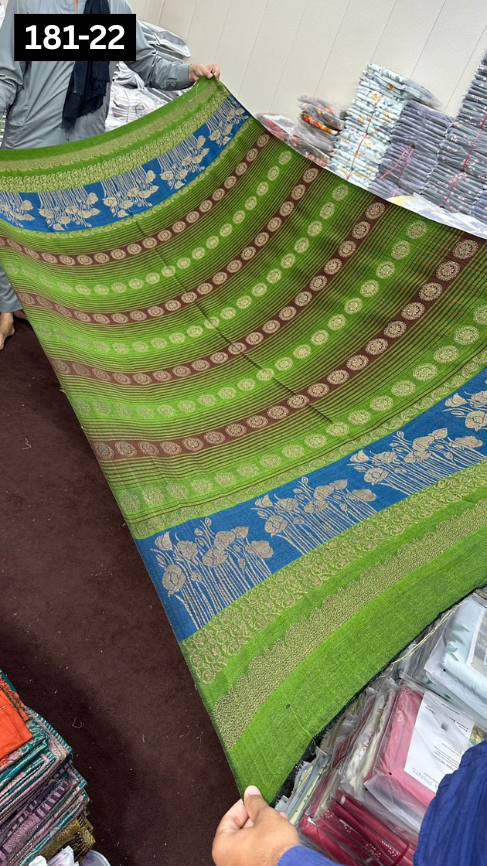 VOL 181 | DS 22 | MULTANI JACQUARD WOOL SHAWL