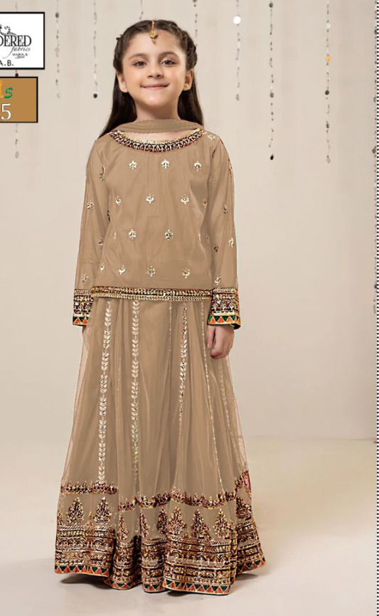 KIDS EMBROIDERED LAWN 2PC | DS 5005-C |