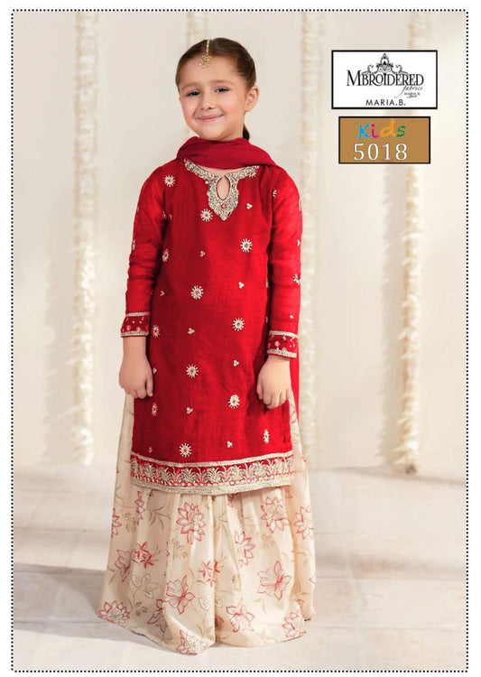 KIDS EMBROIDERED LAWN 2PC | DS 5018-C |