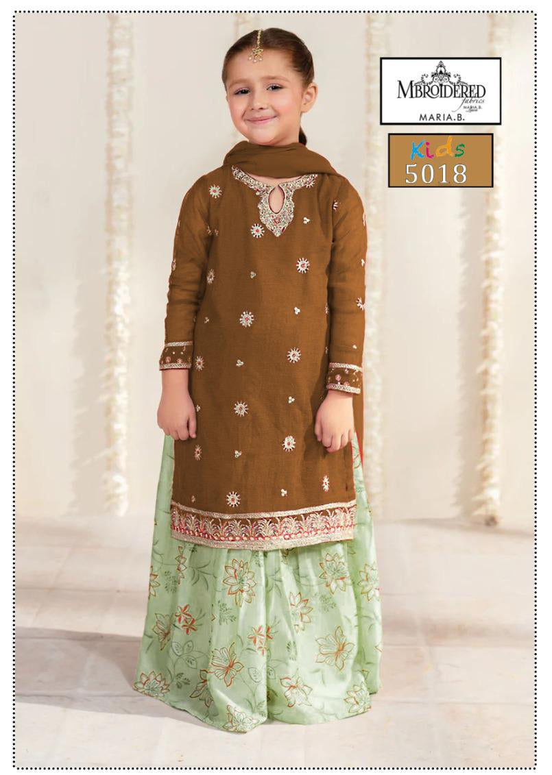 KIDS EMBROIDERED LAWN 2PC | DS 5018-D |