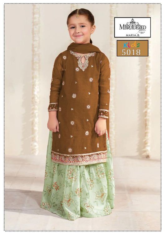 KIDS EMBROIDERED LAWN 2PC | DS 5018-D |
