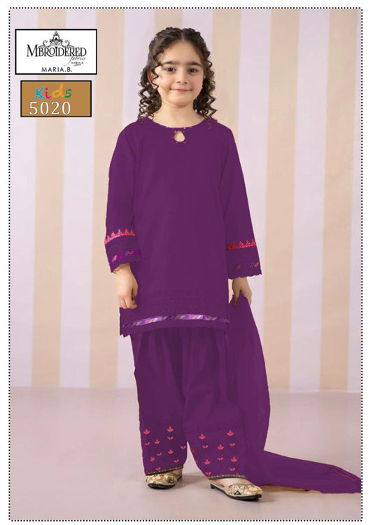KIDS EMBROIDERED LAWN 2PC | DS 5020-C |