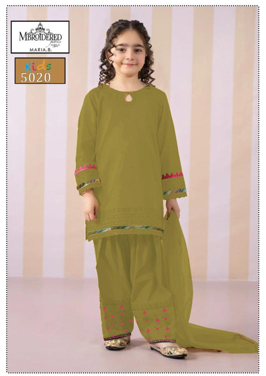 KIDS EMBROIDERED LAWN 2PC | DS 5020-D |