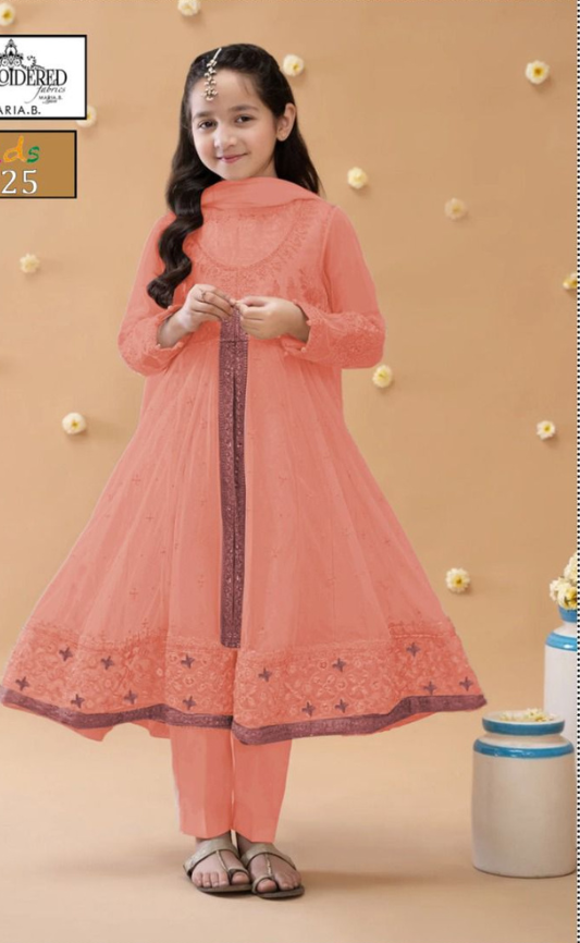 KIDS EMBROIDERED LAWN 2PC | DS 5025-B |