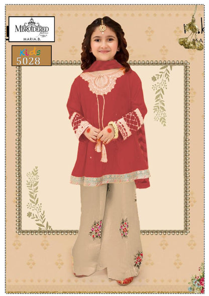 KIDS EMBROIDERED LAWN 2PC | DS 5028-D |