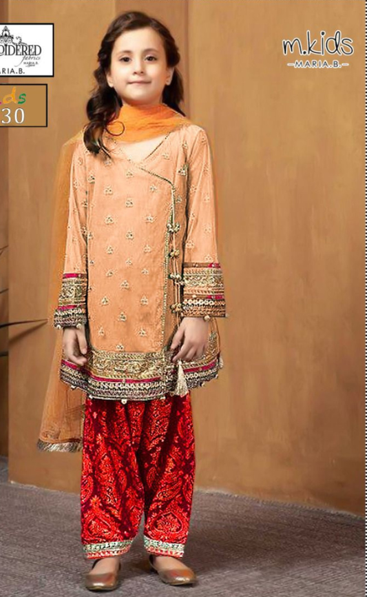 KIDS EMBROIDERED LAWN 2PC | DS 5030-C |