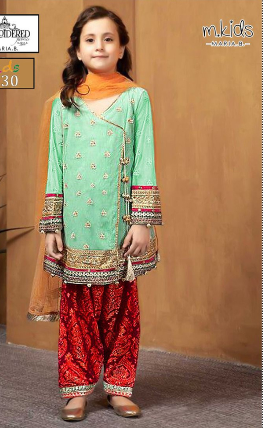 KIDS EMBROIDERED LAWN 2PC | DS 5030-E |