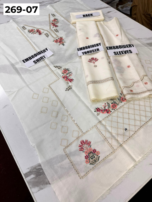 Vol-269 | DS 07 | KIDS EMBROIDERED LAWN 2PC