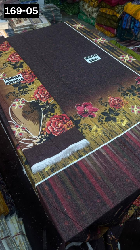 VOL 169 | DS 05 | DIGITAL PRINTED KARANDI 2PC SHIRT DUPATTA COLLECTION