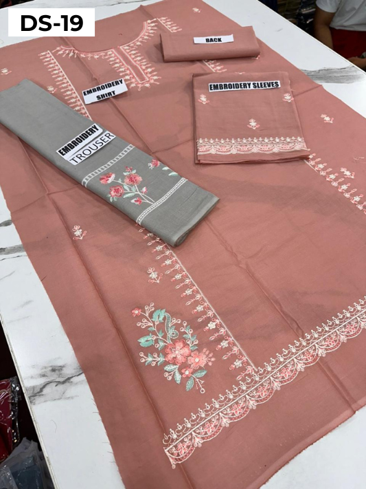 | DS 19 | KIDS EMBROIDERED LAWN 2PC