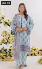 VOL 118 | DS 05 | DIGITAL PRINTED BANADORA LAWN 3PC VOIL LAWN DUPATTA