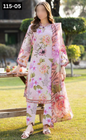 VOL 115 | DS 05 | DIGITAL PRINTED BANADORA LAWN 3PC VOIL LAWN DUPATTA